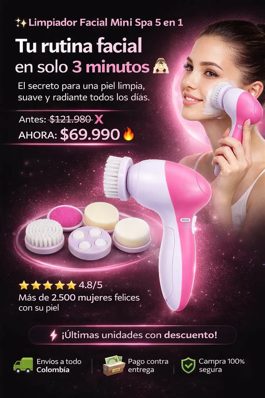 Limpiador Facial 5 en 1